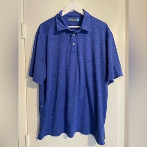 Roundtree & Yorke Performance Blue Polo Shirt